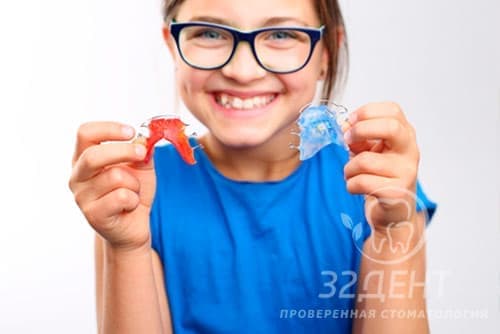 Ортодонтические пластинки для детей